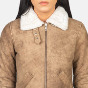 
Sherilyn B-3 Nero Bomber in Pelle da Donna – alternate product view 6