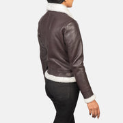 
Sherilyn B-3 Nero Bomber in Pelle da Donna – alternate product view 5