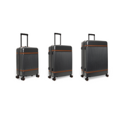 Urban Graphite Suitcase Set Zuna da Donna, front view