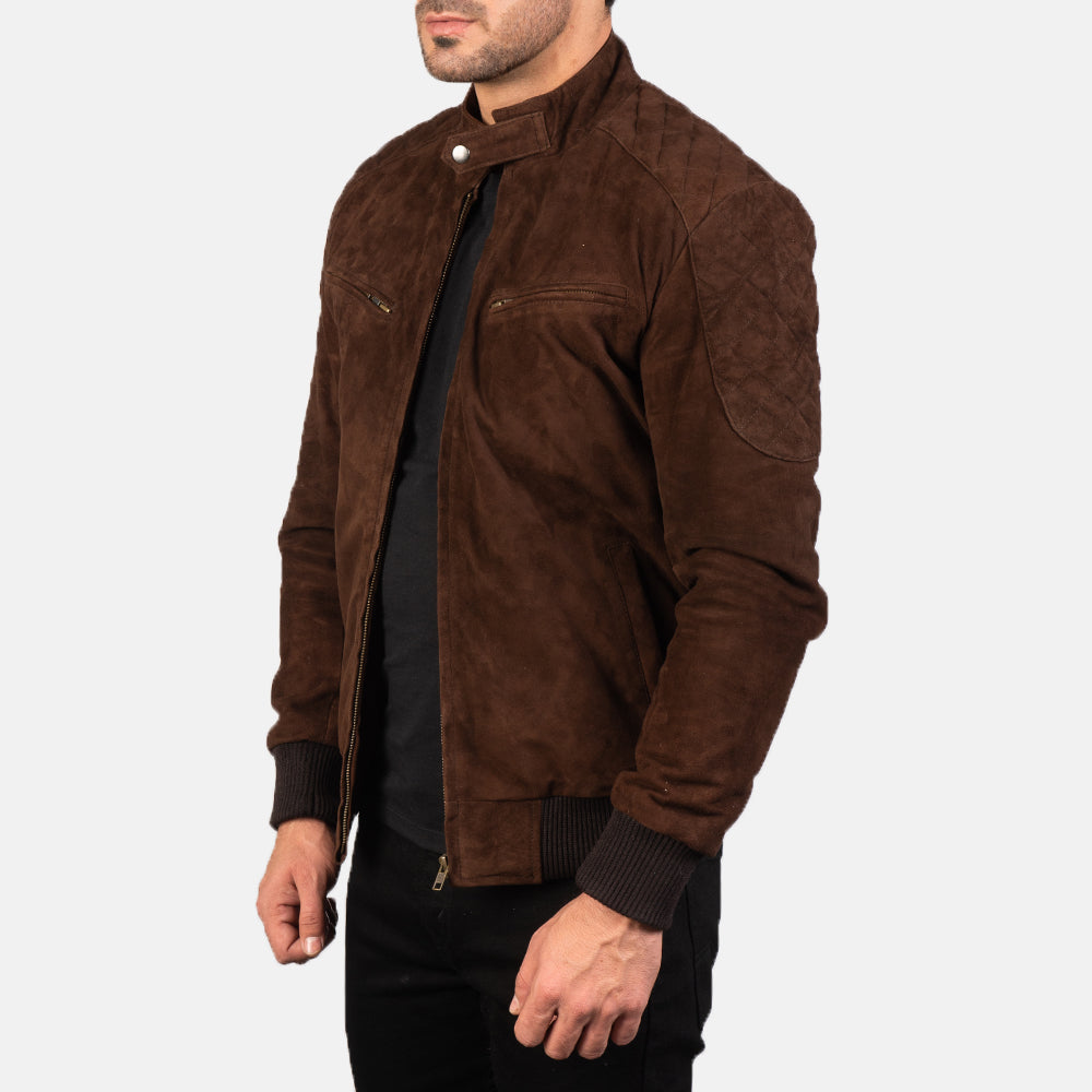 Sven Leather Bomber Jacket – alternate product view 2