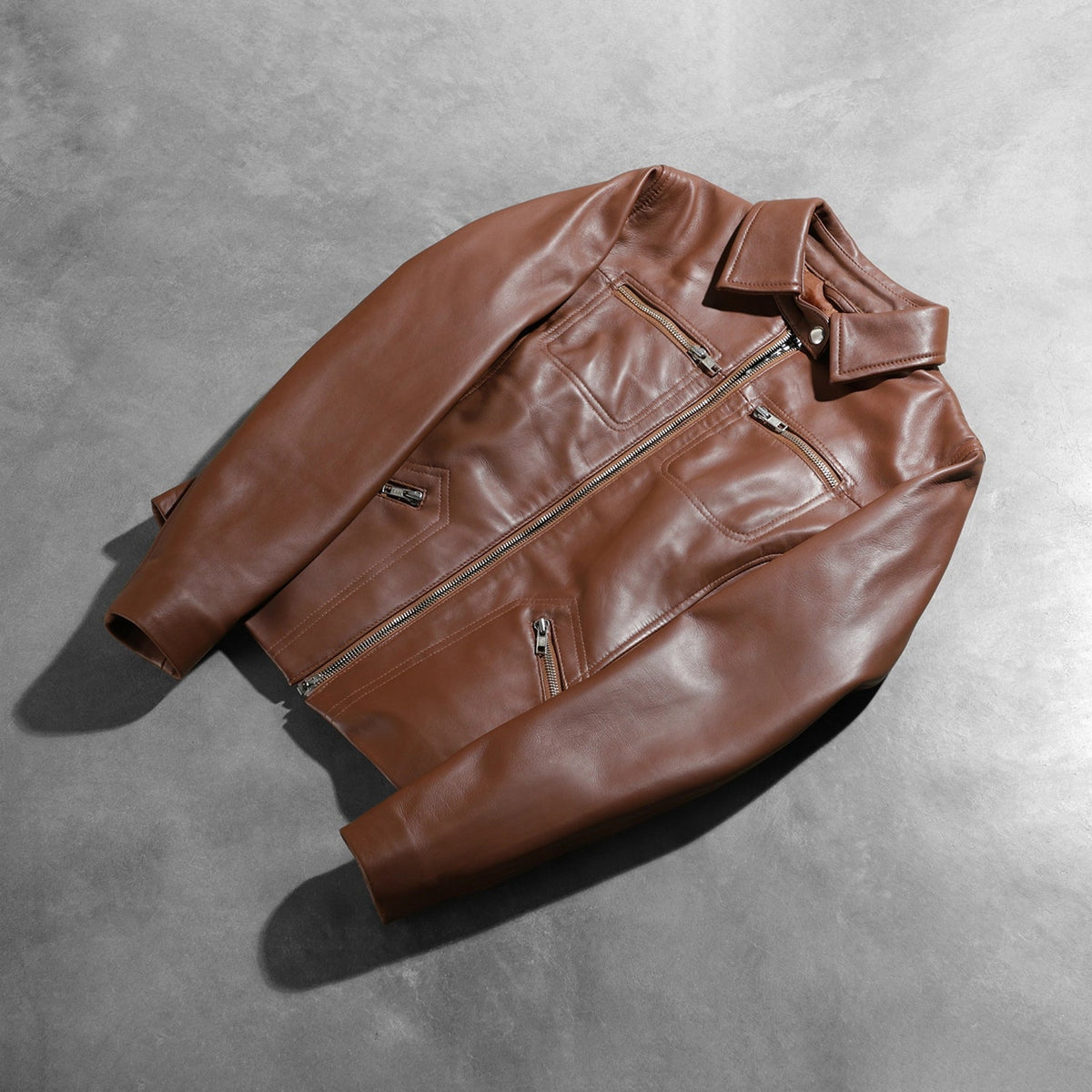 Tomachi Rosso Giacca in Pelle da Donna – Vista prodotto alternativa 8