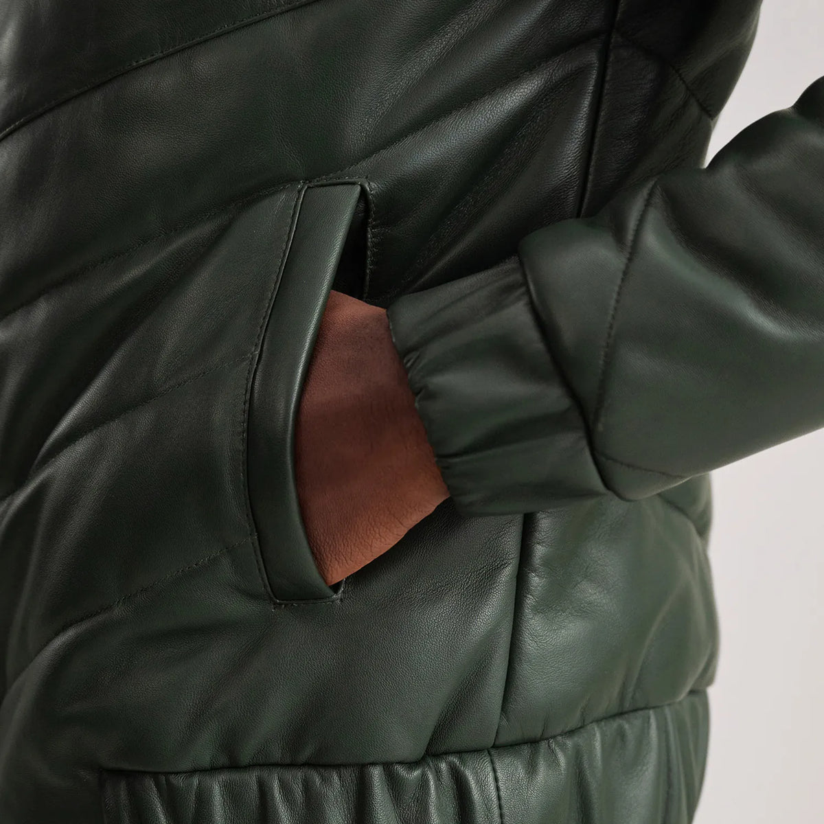 Travis Giacca in Pelle da Uomo – Vista prodotto alternativa 6