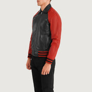 Walton Varsity Giacca in Pelle da Uomo – Vista prodotto alternativa 2