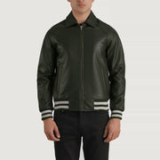 Walton Varsity Giacca in Pelle da Uomo – Vista prodotto alternativa 1