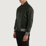 Walton Varsity Giacca in Pelle da Uomo – Vista prodotto alternativa 2