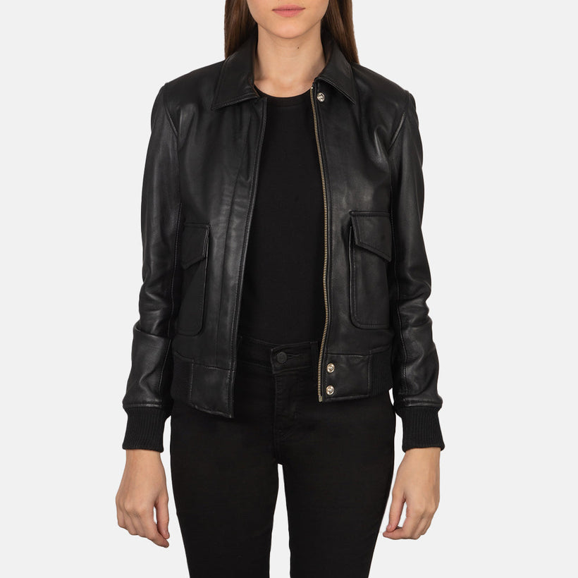 Westa A-2 Bomber in Pelle da Donna