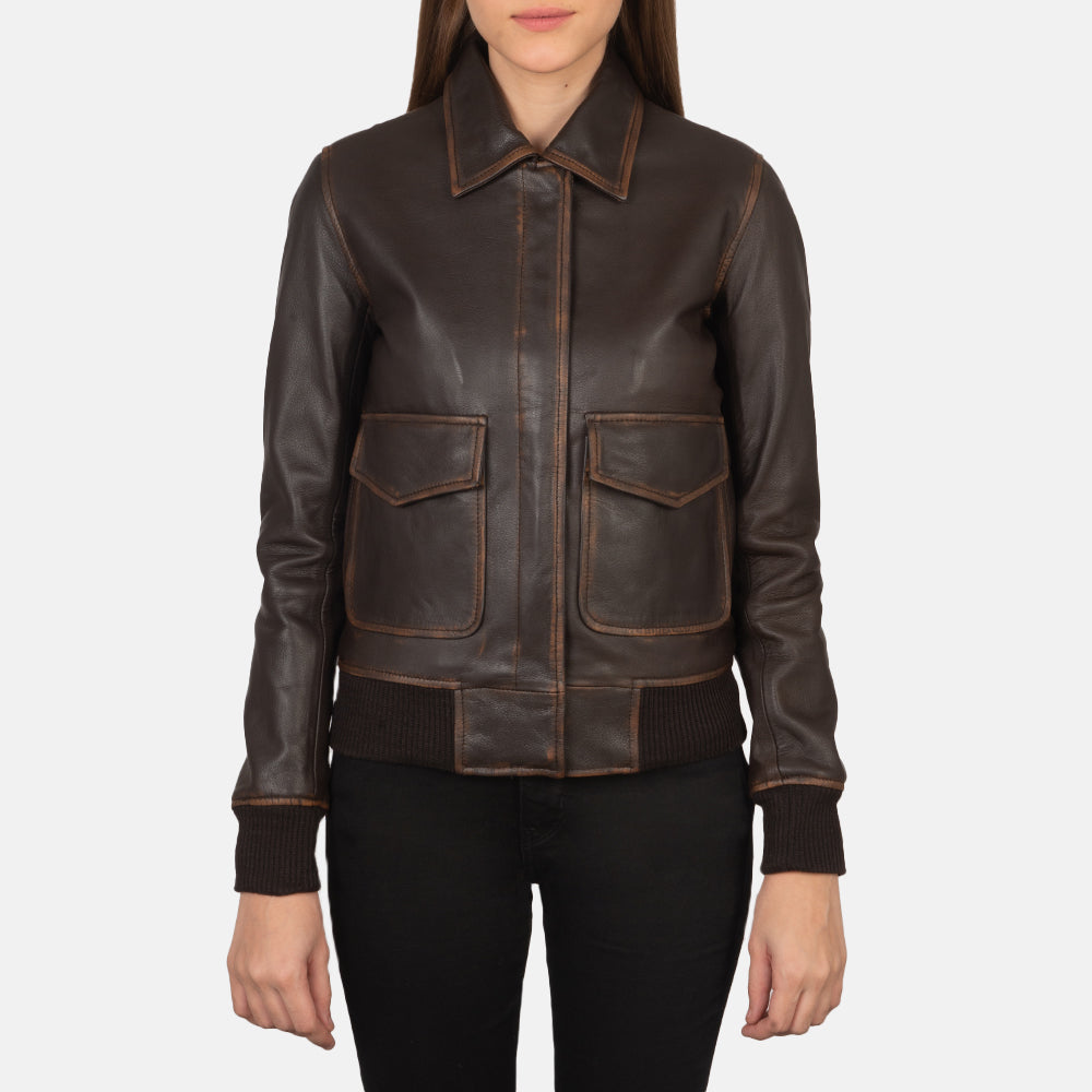 Westa A-2 Bomber in Pelle da Donna – Vista prodotto alternativa 5