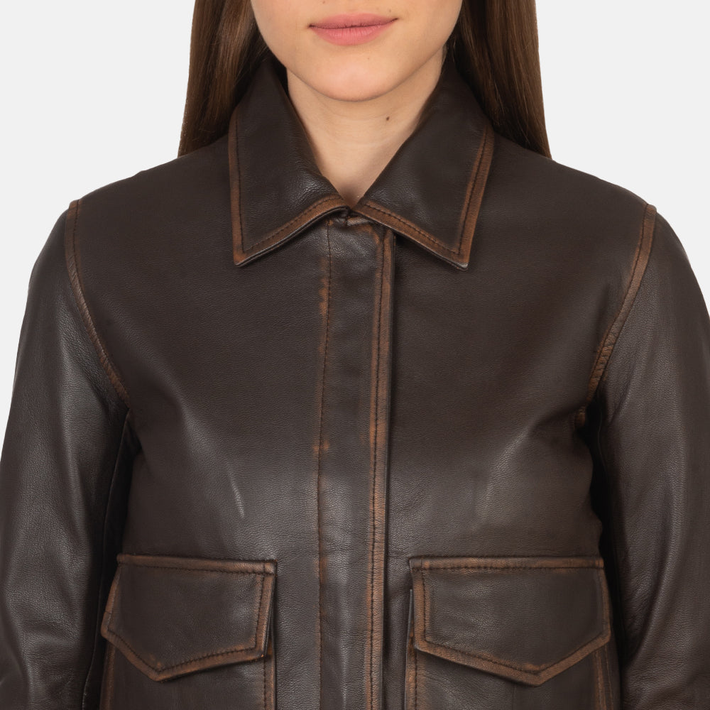 Westa A-2 Bomber in Pelle da Donna – Vista prodotto alternativa 7