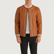 Willis Varsity Giacca in Pelle da Uomo – Vista prodotto alternativa 1