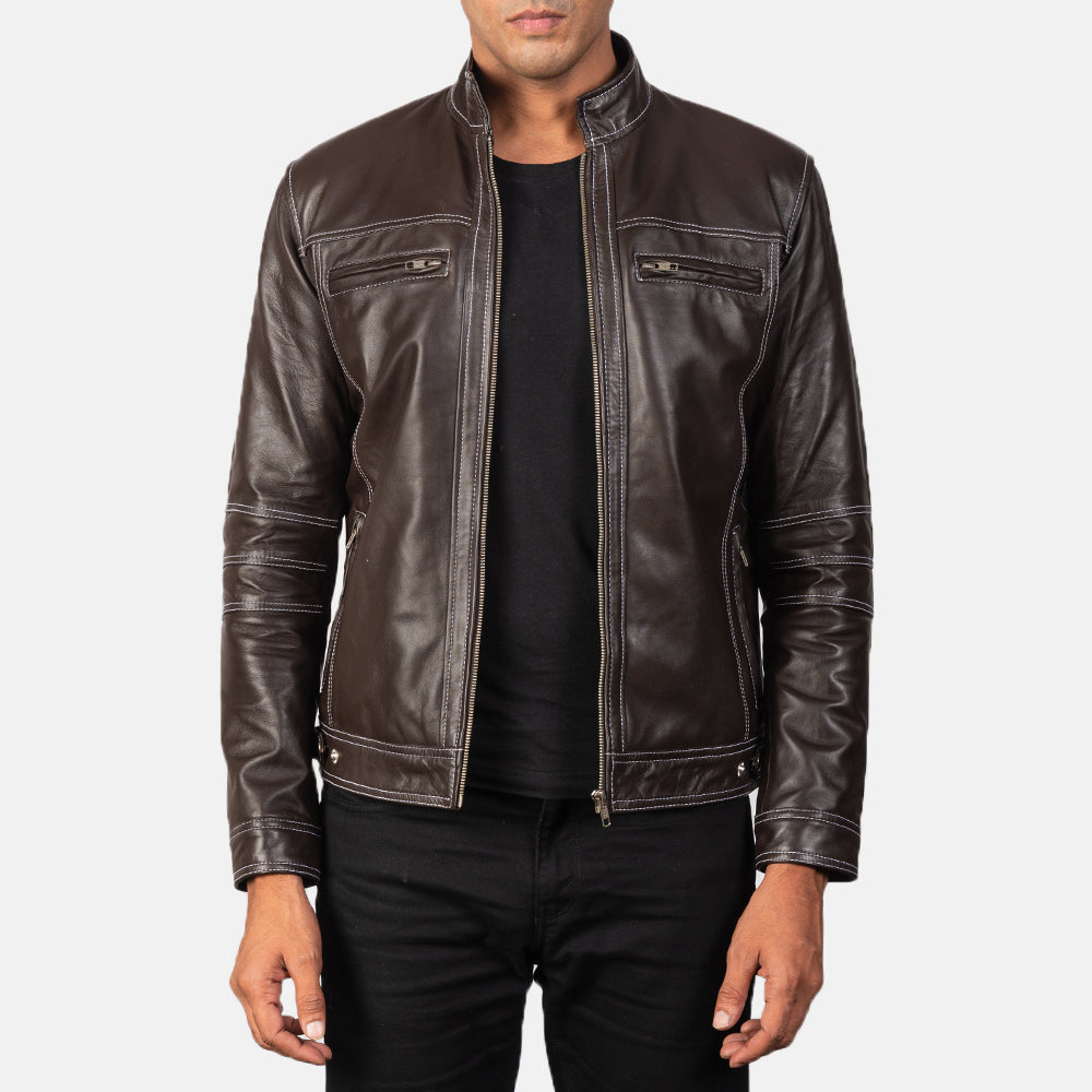 Youngster Giacca Biker in Pelle da Uomo – Vista prodotto alternativa 1