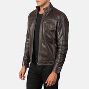 Youngster Giacca Biker in Pelle da Uomo – Vista prodotto alternativa 2