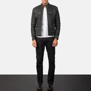 Youngster Giacca Biker in Pelle da Uomo – Vista prodotto alternativa 4