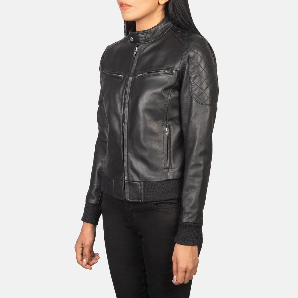 
Zenna Bomber in Pelle da Donna – alternate product view 2
