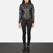 
Zenna Bomber in Pelle da Donna – alternate product view 3
