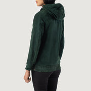 Zest Hooded Pullover Giacca in Pelle da Donna – Vista prodotto alternativa 5